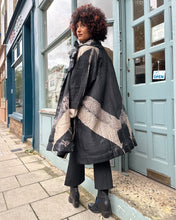 Load image into Gallery viewer, Oversized Quilted Shibori Silk Coat
