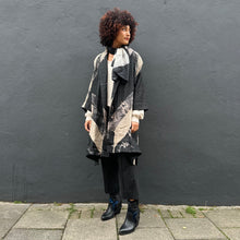 Load image into Gallery viewer, Oversized Quilted Shibori Silk Coat
