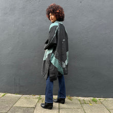 Load image into Gallery viewer, Oversized Quilted Shibori Silk Coat
